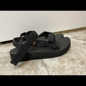 Black TEVA sandals